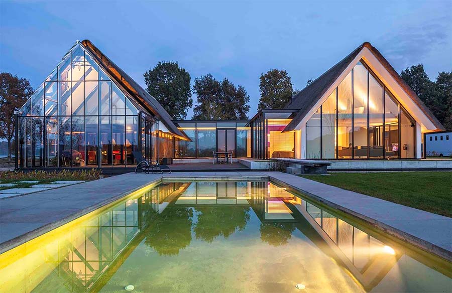 Modern Countryside Villa by Maas Architecten